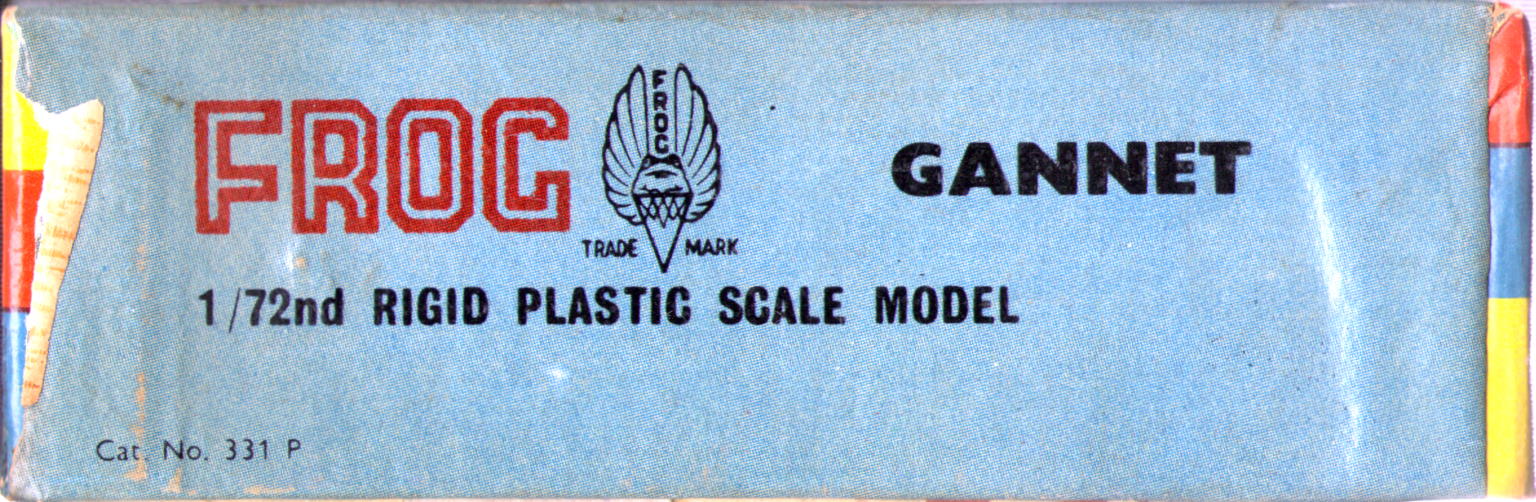 FROG 331P Fairey Gannet, IMA Ltd 1957 edition box wall
